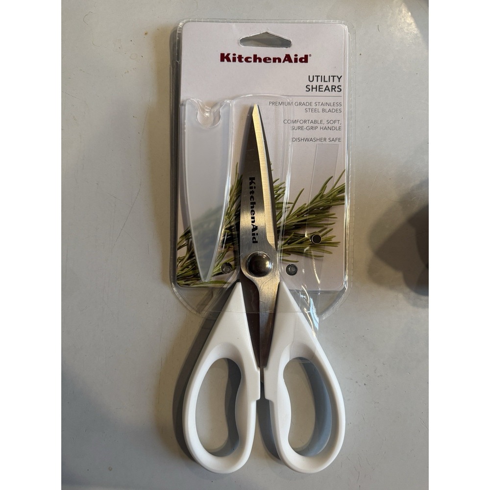 Kitchenaid Shears Kitchen Scissors White Stainless steel Blade